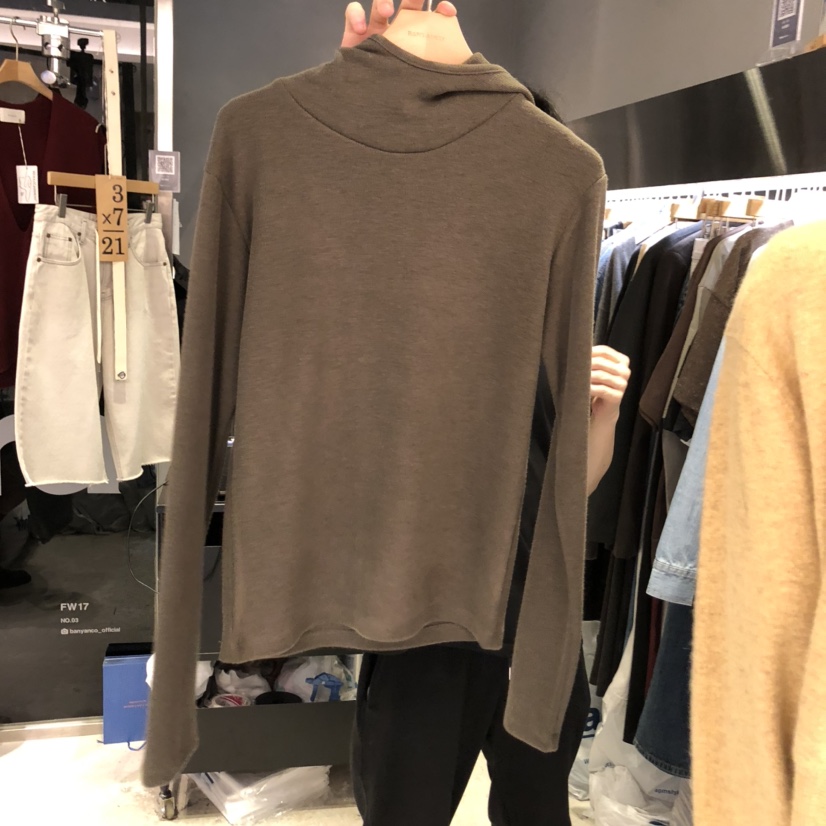 BANY ANCO東大門㊣實拍女裝新品真品推薦25秋冬熱賣長袖T恤BANY ANCO長袖T恤