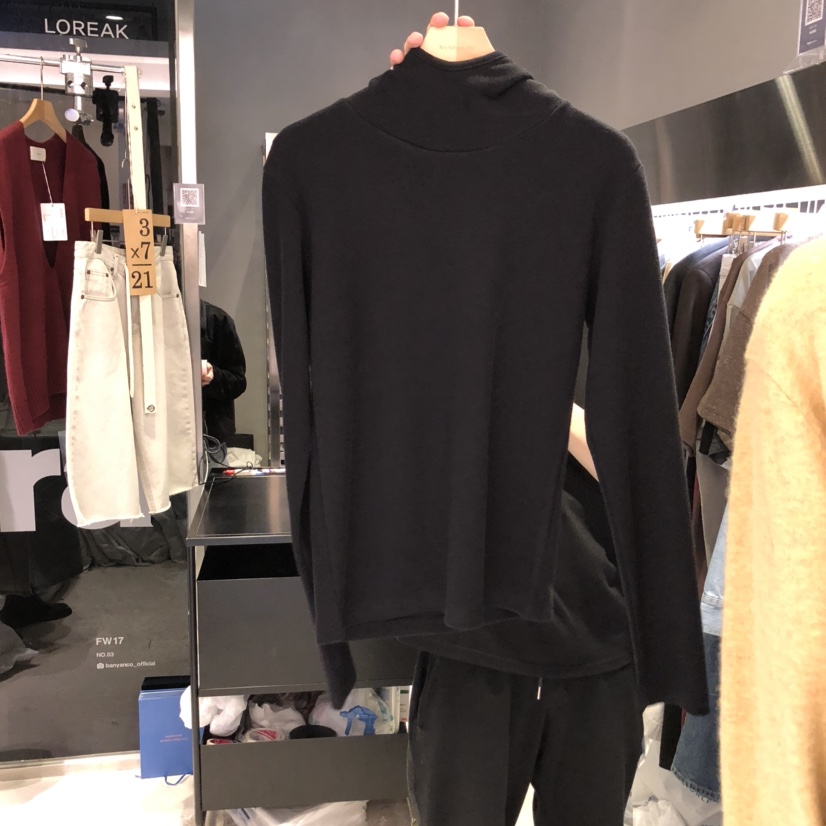 BANY ANCO東大門㊣實拍女裝新品真品推薦25秋冬熱賣長袖T恤BANY ANCO長袖T恤圖色4