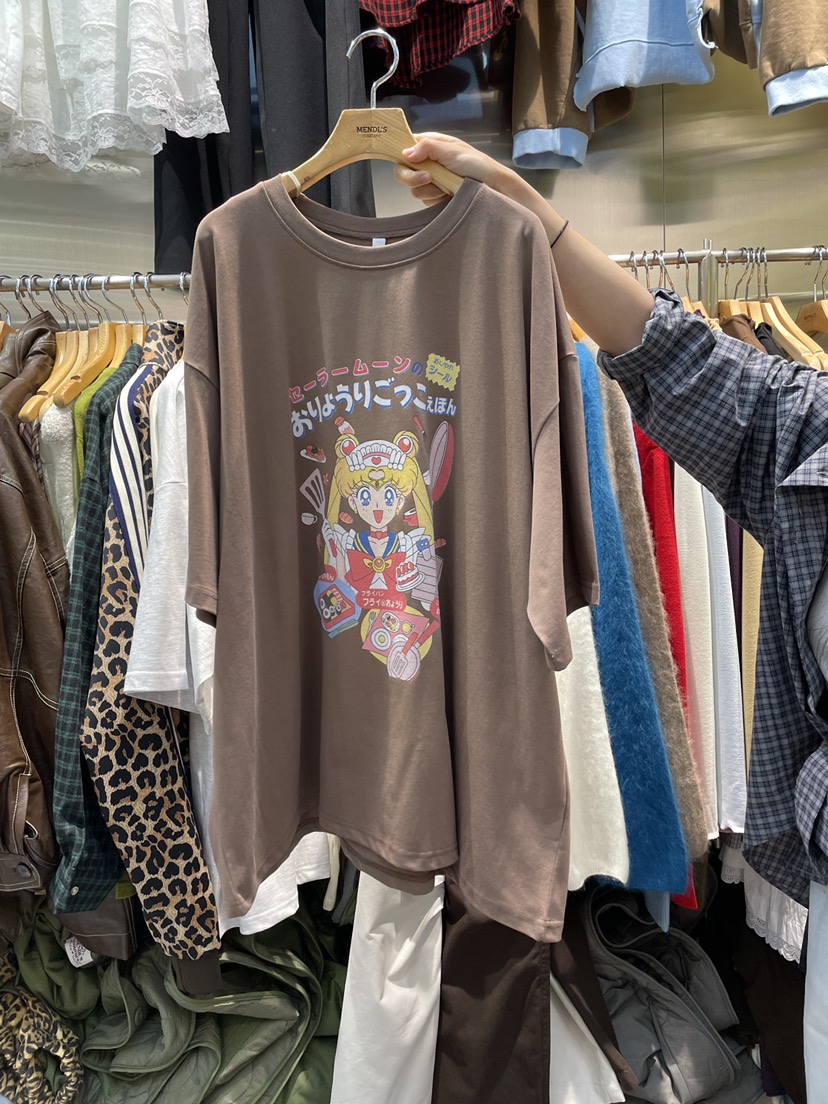 MENDL S韓國直郵㊣女士新款熱賣真品推薦休閑25秋冬人氣T恤MENDL ST恤圖色2