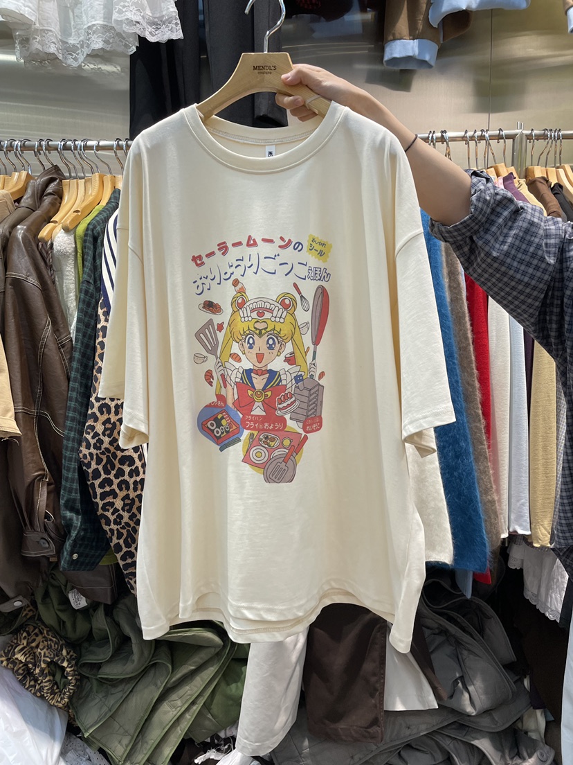 MENDL S韓國直郵㊣女士新款熱賣真品推薦休閑25秋冬人氣T恤MENDL ST恤圖色3