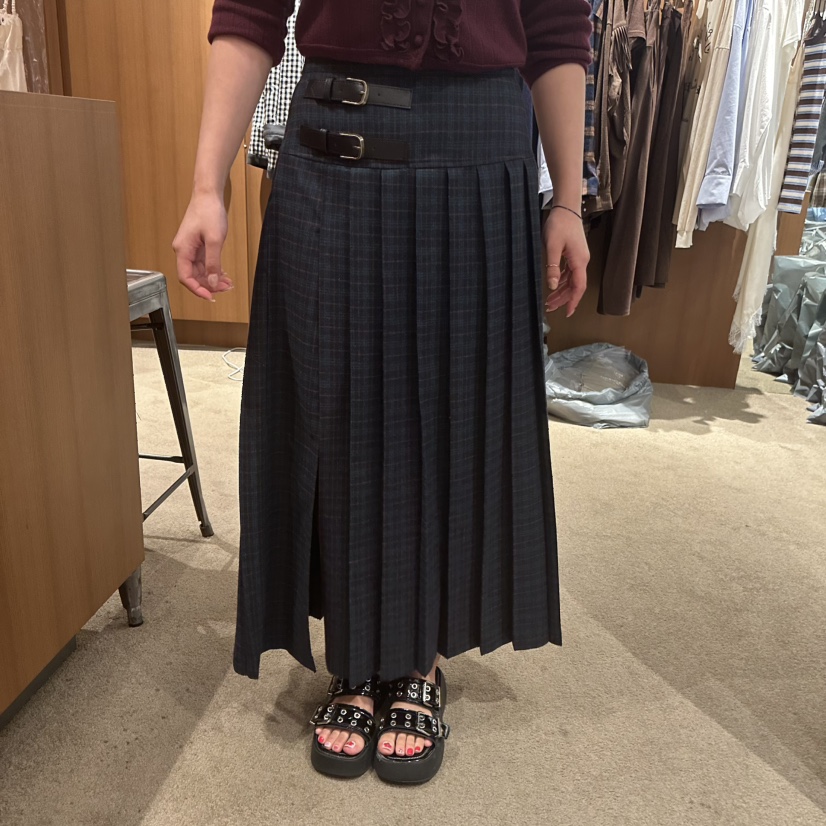 REPERTORY東大門㊣代購女士新款25秋冬時尚真品人氣熱賣長裙REPERTORY長裙圖色1深藍色