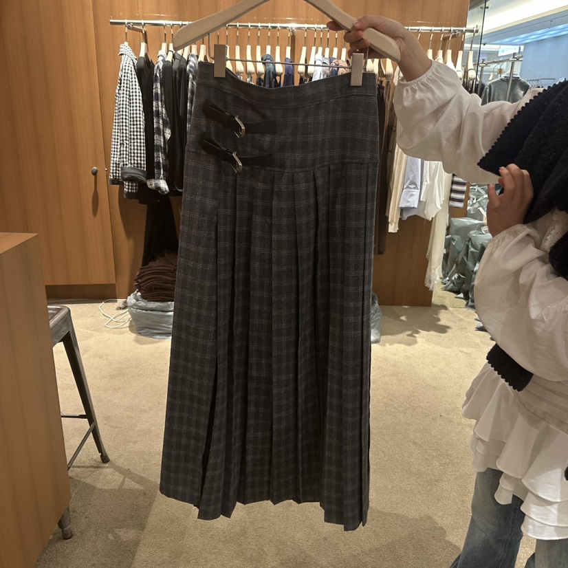 REPERTORY東大門㊣代購女士新款25秋冬時尚真品人氣熱賣長裙REPERTORY長裙圖色2灰色