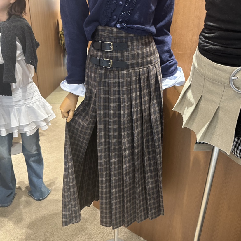 REPERTORY東大門㊣代購女士新款25秋冬時尚真品人氣熱賣長裙REPERTORY長裙圖色3棕色