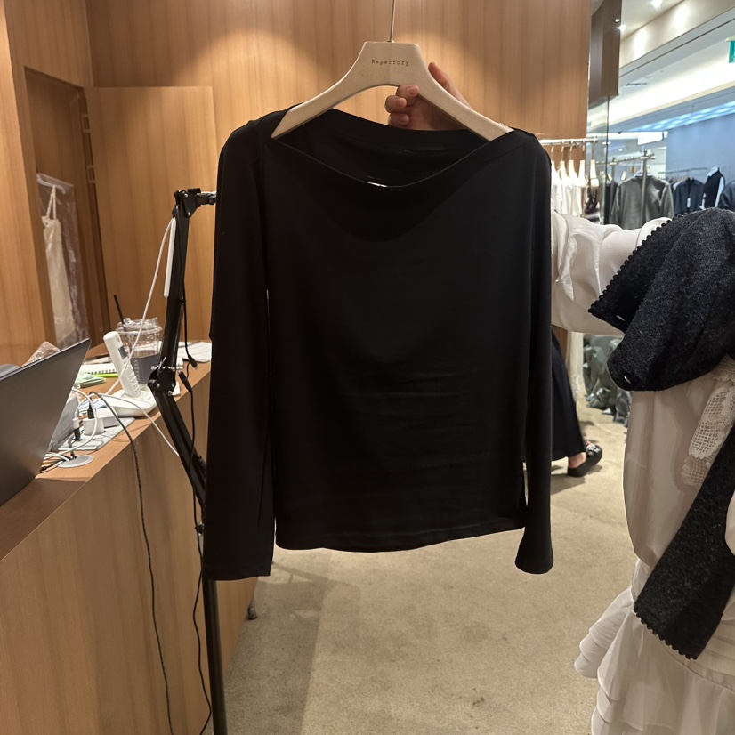 REPERTORY東大門㊣直郵女士新品推薦時尚人氣熱賣25秋冬長袖T恤REPERTORY長袖T恤圖色2