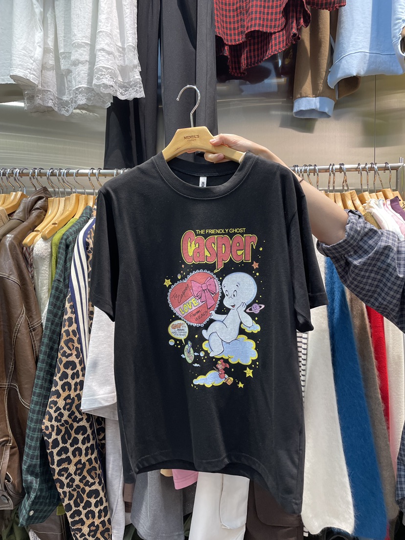 MENDL S韓國代購㊣女士新款25秋冬真品人氣熱賣休閑時尚T恤MENDL ST恤圖色2