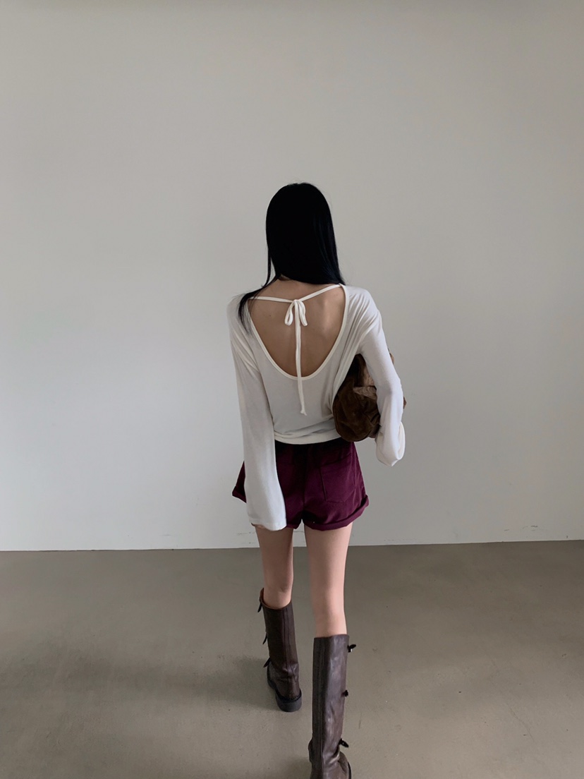 VERANDA韓國代購㊣女裝新品休閑真品時尚人氣25秋冬職業短褲VERANDA短褲