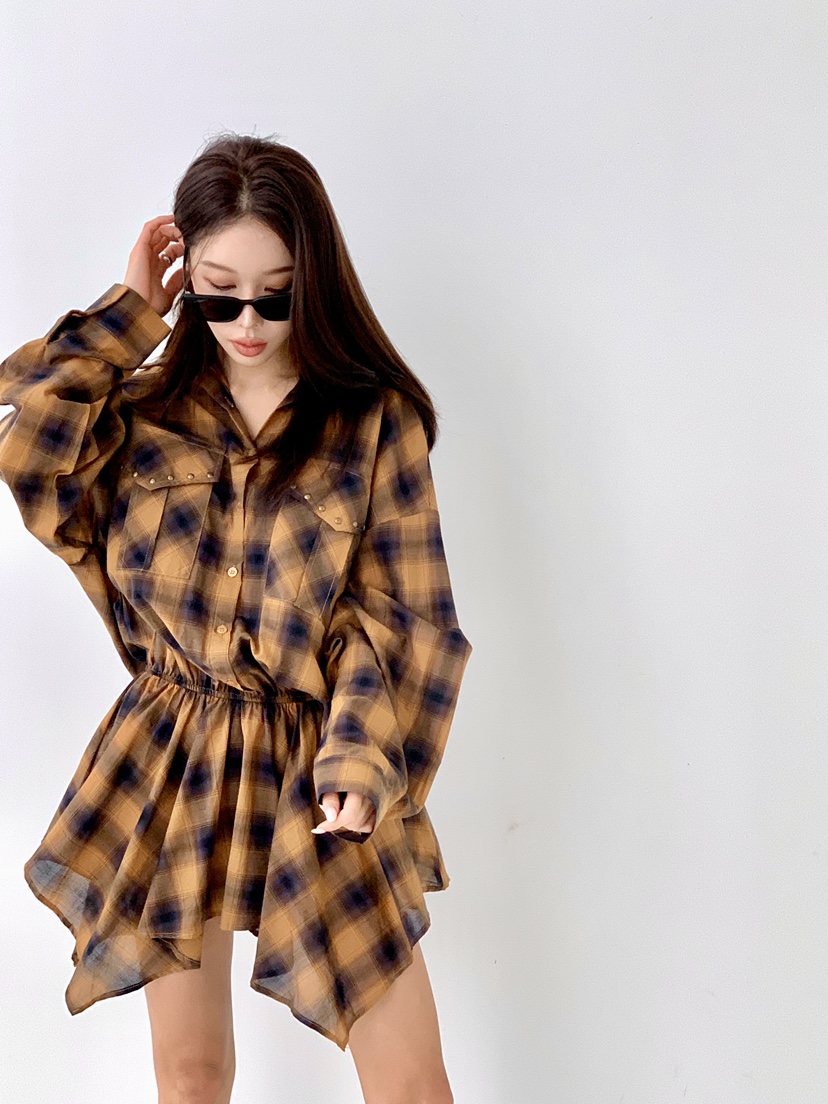 EIGHTGLOW東大門㊣代購女士新品休閑人氣熱賣職業時尚連衣裙EIGHTGLOW連衣裙圖色1