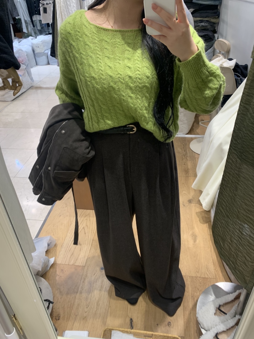 DE GO YOU東大門㊣直郵女士新品人氣25秋冬熱賣休閑褲含腰帶DE GO YOU休閑褲