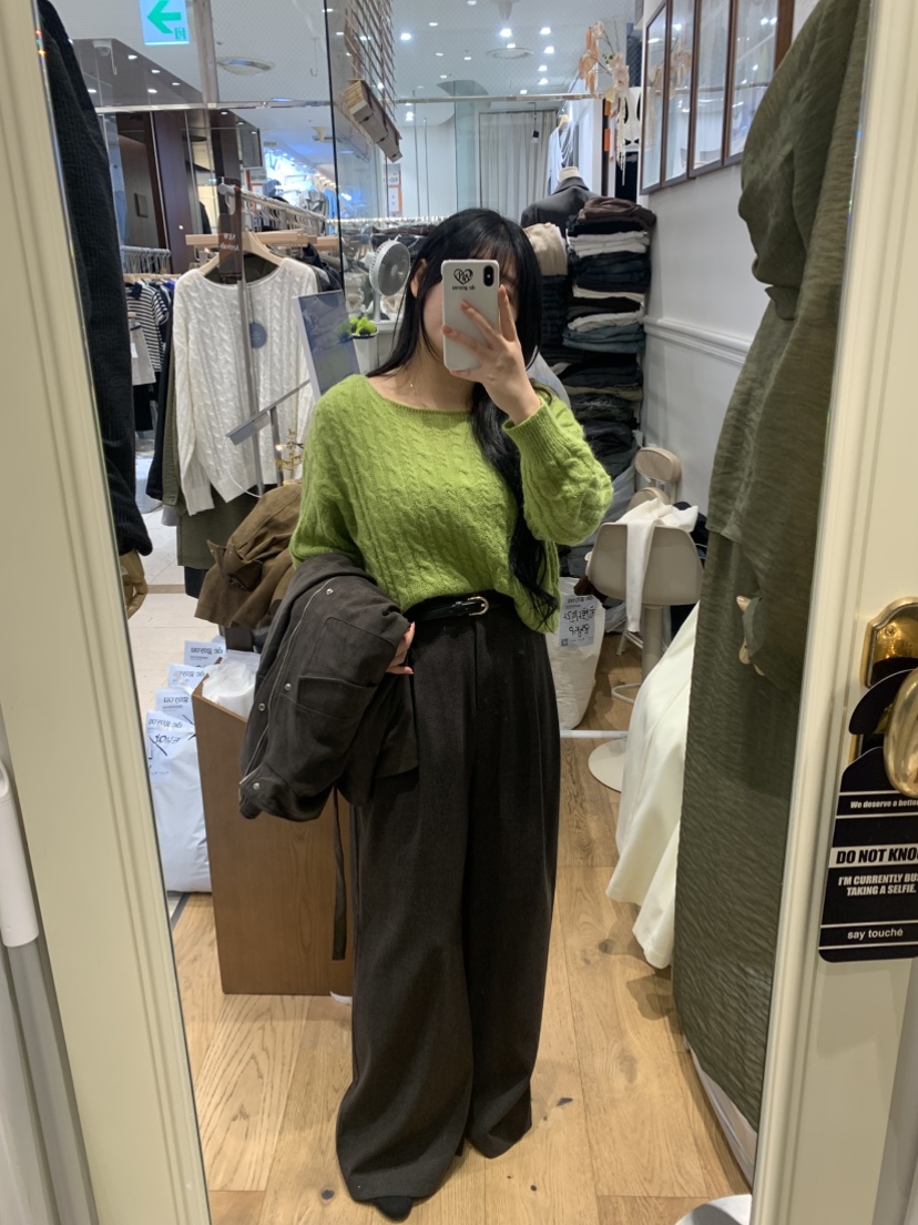DE GO YOU東大門㊣直郵女士新品人氣25秋冬熱賣休閑褲含腰帶DE GO YOU休閑褲圖色3