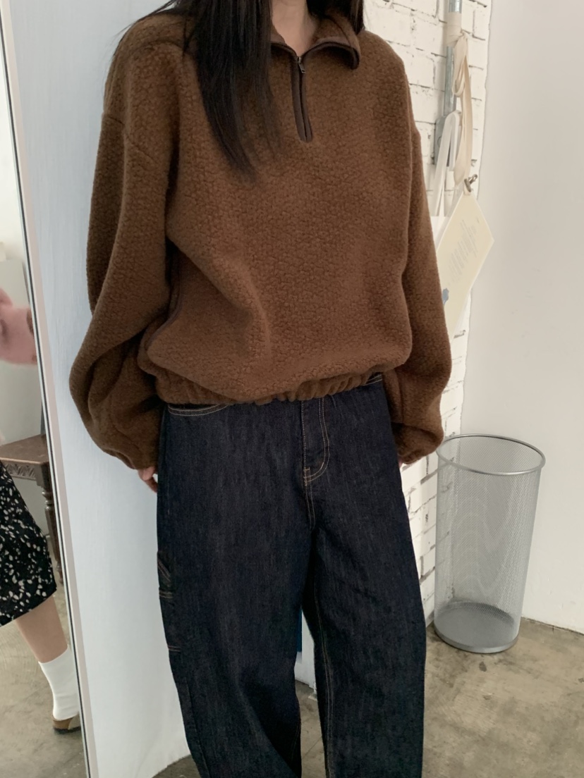 VAARA韓國直郵㊣女裝新款時尚真品熱賣職業25秋冬推薦衛衣拉鏈VAARA衛衣