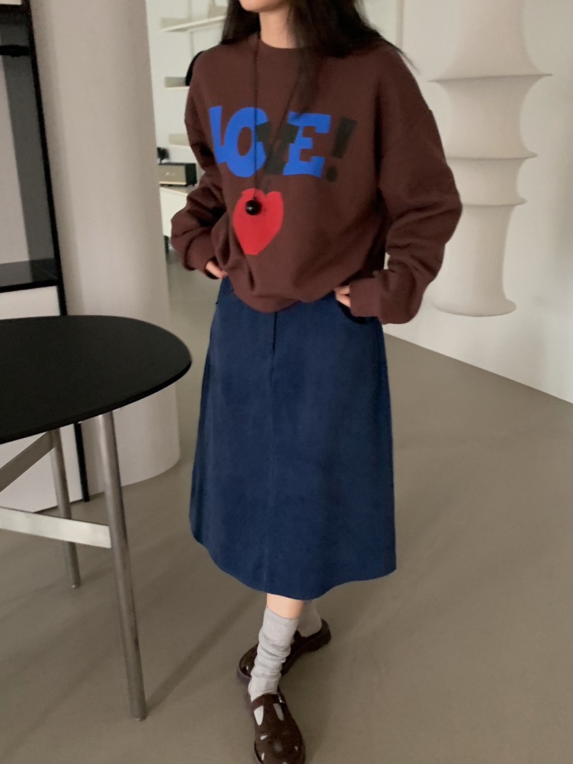 CAMEL-P東大門㊣代購女士新品25秋冬半身裙中短裙Came_l 家半身裙/中短裙
