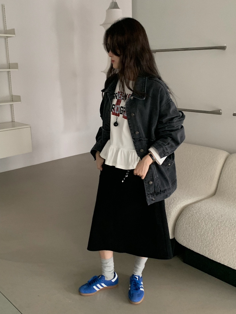 CAMEL-P東大門㊣代購女士新品25秋冬半身裙中短裙Came_l 家半身裙/中短裙