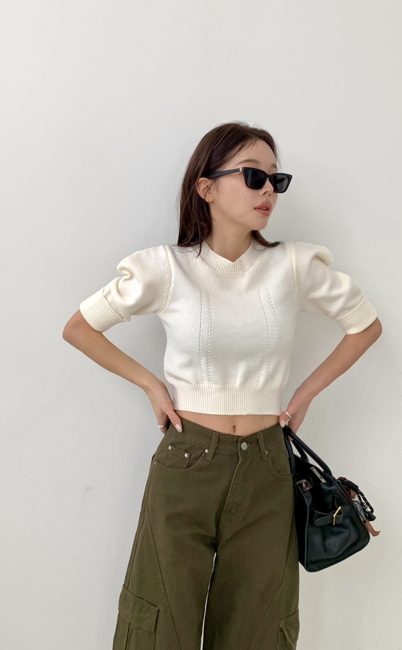 EIGHTGLOW韓國直郵㊣女裝新品時尚熱賣25秋冬推薦真品針織衫EIGHTGLOW針織衫