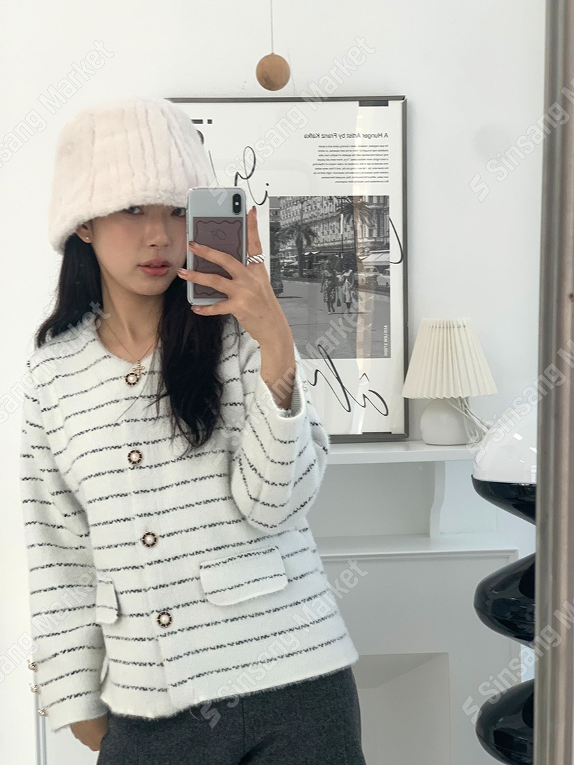 NICEALICE韓國代購㊣女裝新品熱賣真品休閑職業帽子漁夫帽毛皮NICEALICE帽子