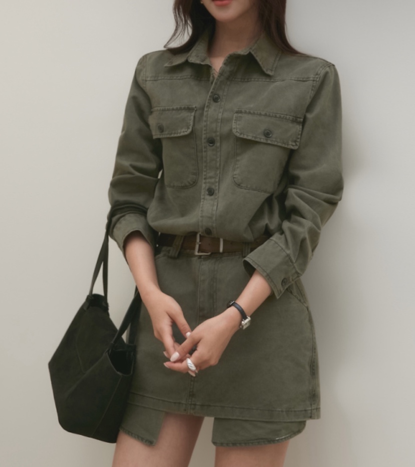 LEA/ASHER-J韓國直郵㊣女士新品25秋冬真品推薦套裝含腰帶PitaPat套裝