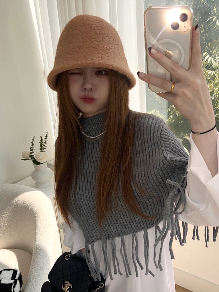 NICEALICE東大門㊣代購女裝新款推薦熱賣休閑職業人氣帽子羊毛NICEALICE帽子圖色2
