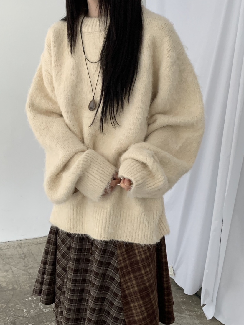 VAARA韓國代購㊣女士新品時尚真品職業人氣推薦休閑針織衫羊毛VAARA針織衫