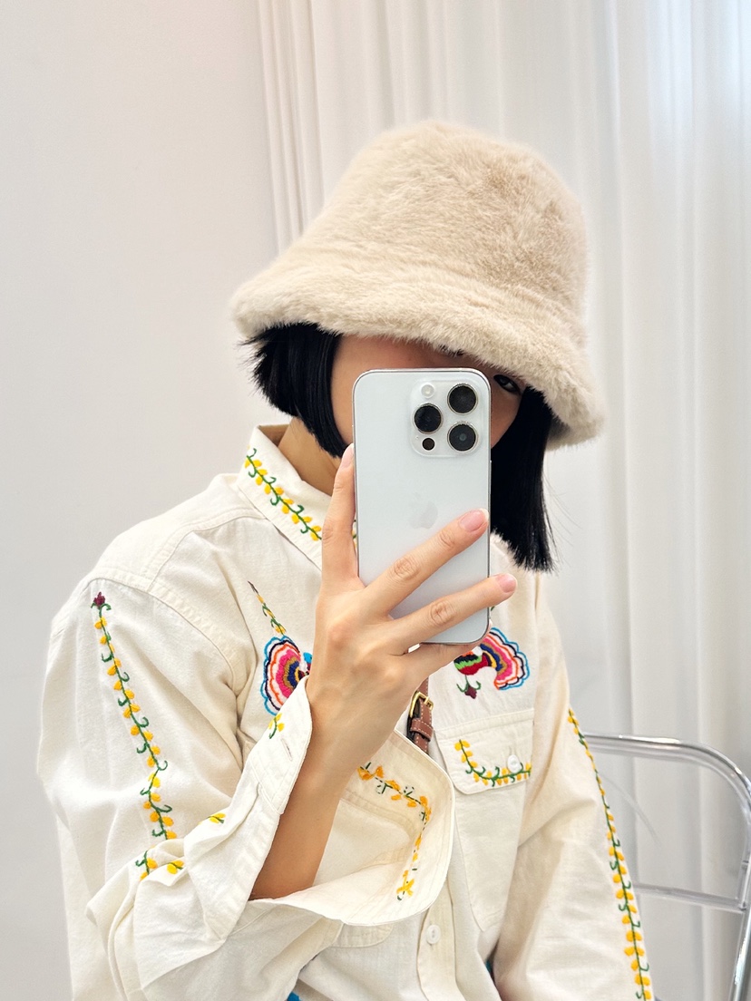 NICEALICE韓國直郵㊣女裝新品推薦時尚真品人氣帽子漁夫帽柔軟NICEALICE帽子圖色3