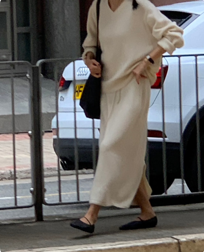 A Flan韓國代購㊣女裝新品時尚真品人氣25秋冬休閑職業長裙AFN EDITION長裙