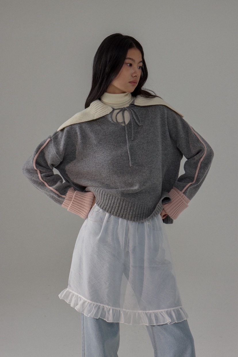 MILUI韓國直郵㊣女裝新品25秋冬推薦人氣時尚真品熱賣針織衫MILUI針織衫