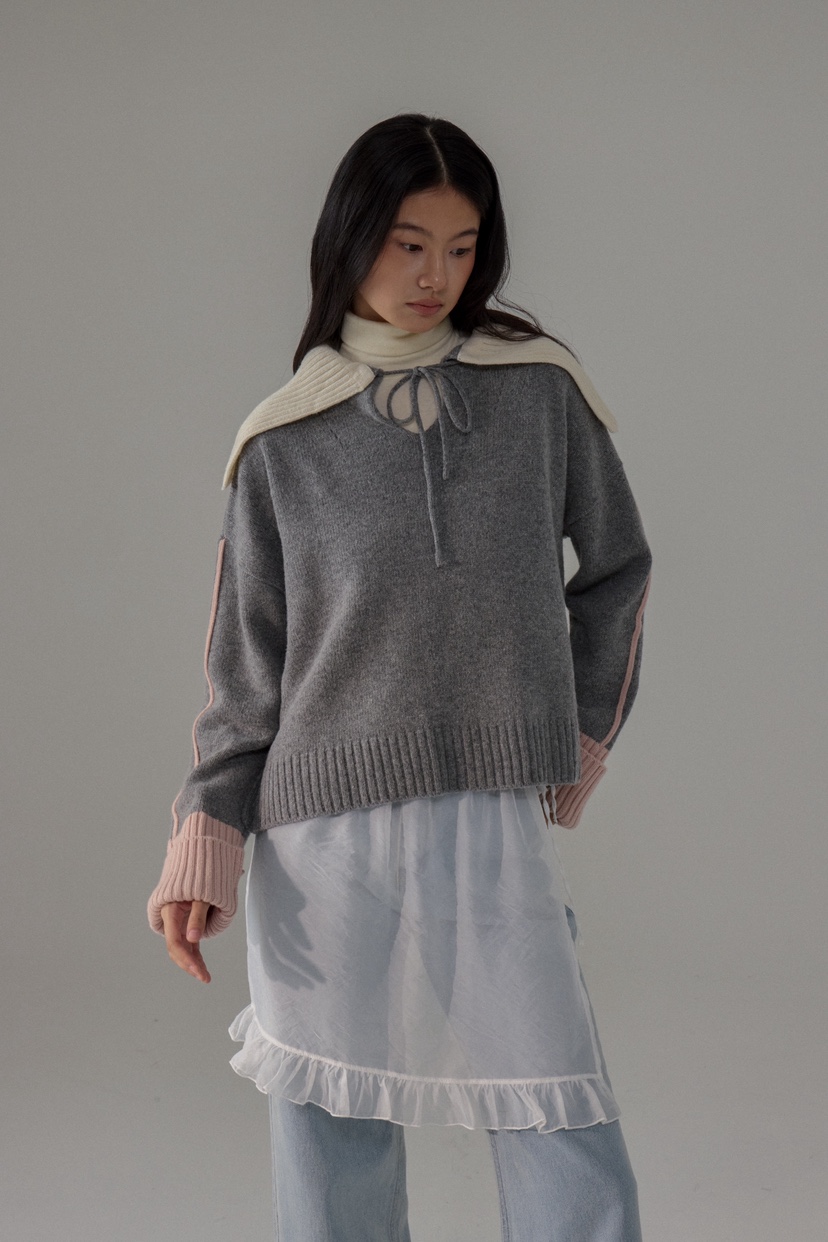 MILUI韓國直郵㊣女裝新品25秋冬推薦人氣時尚真品熱賣針織衫MILUI針織衫圖色2
