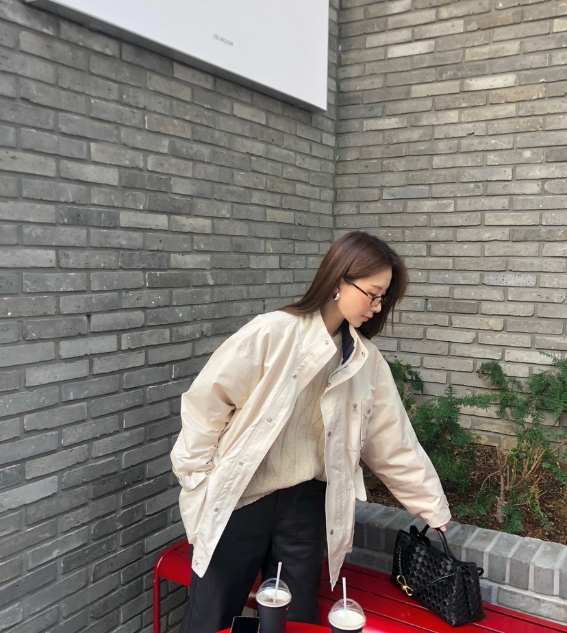 THE ABLE韓國代購㊣女士新品時尚25秋冬真品人氣職業夾克復古THE ABLE/TA夾克