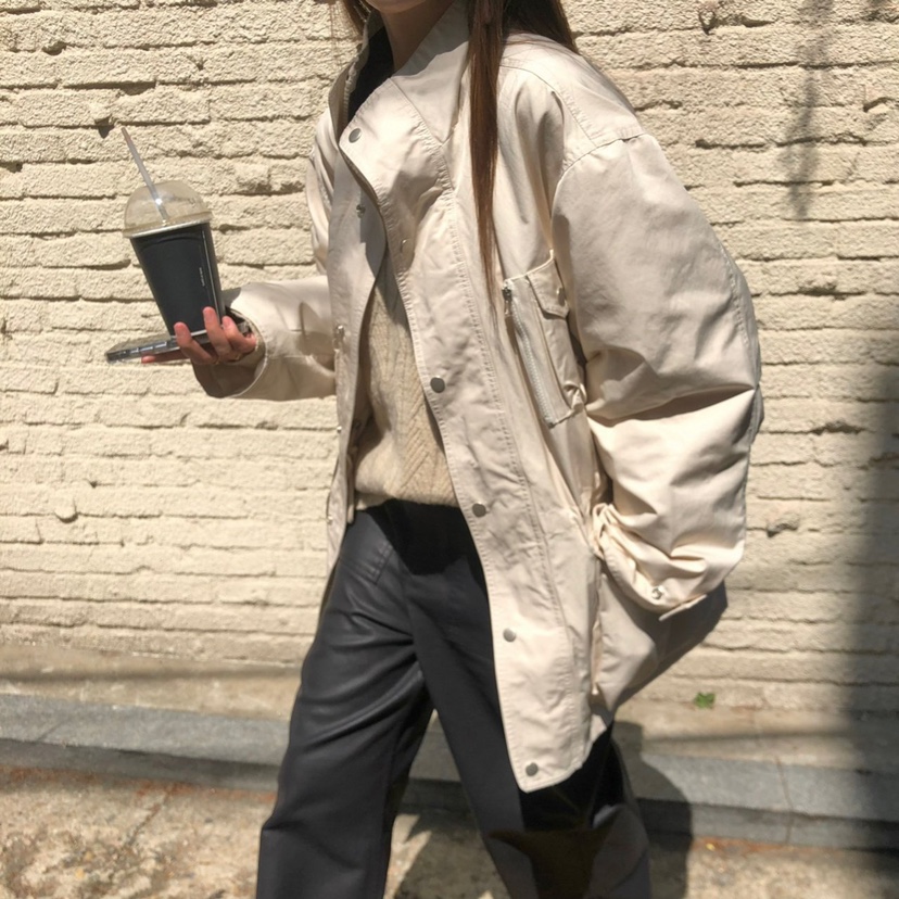THE ABLE韓國代購㊣女士新品時尚25秋冬真品人氣職業夾克復古THE ABLE/TA夾克