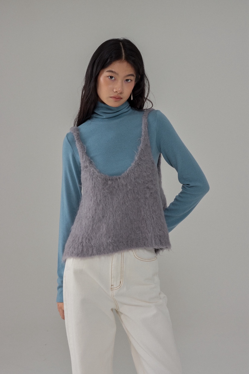 MILUI東大門㊣直郵女士新品25秋冬推薦職業真品休閑吊帶背心MILUI吊帶/背心