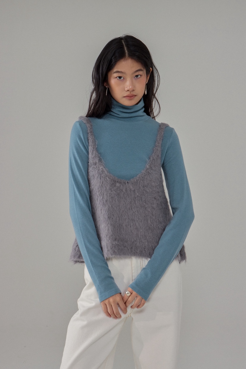 MILUI東大門㊣直郵女士新品25秋冬推薦職業真品休閑吊帶背心MILUI吊帶/背心