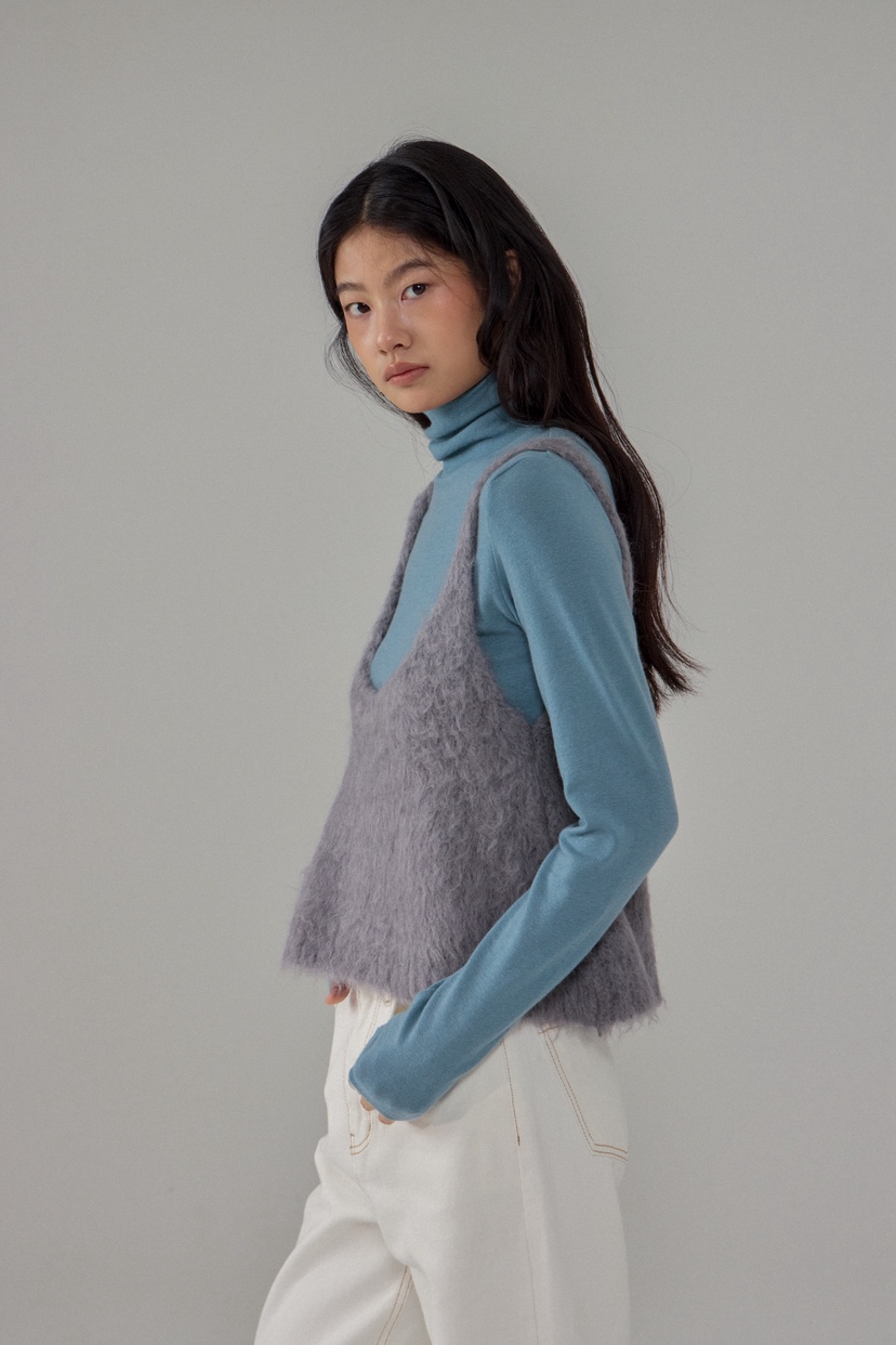 MILUI東大門㊣直郵女士新品25秋冬推薦職業真品休閑吊帶背心MILUI吊帶/背心