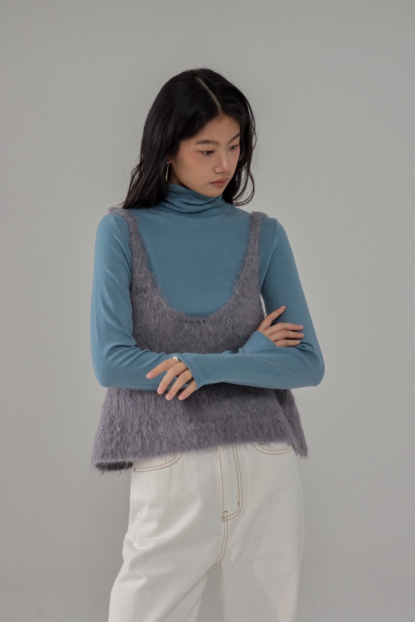 MILUI東大門㊣直郵女士新品25秋冬推薦職業真品休閑吊帶背心MILUI吊帶/背心