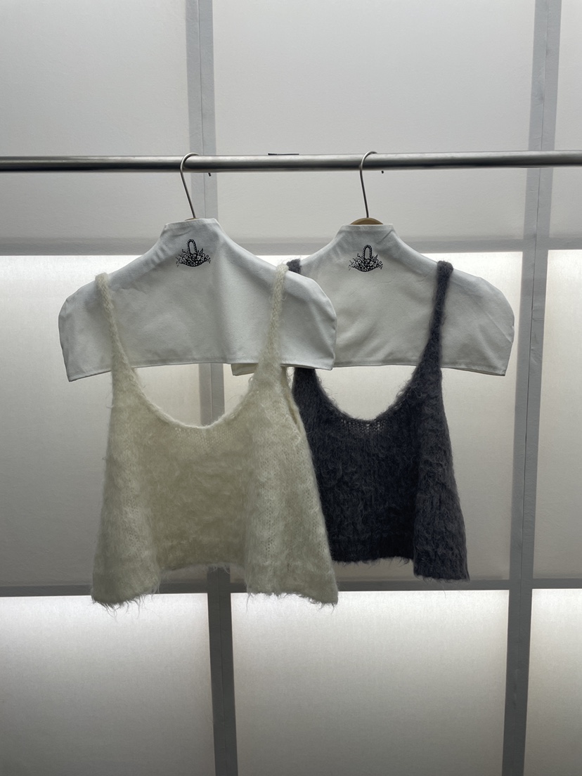 MILUI東大門㊣直郵女士新品25秋冬推薦職業真品休閑吊帶背心MILUI吊帶/背心