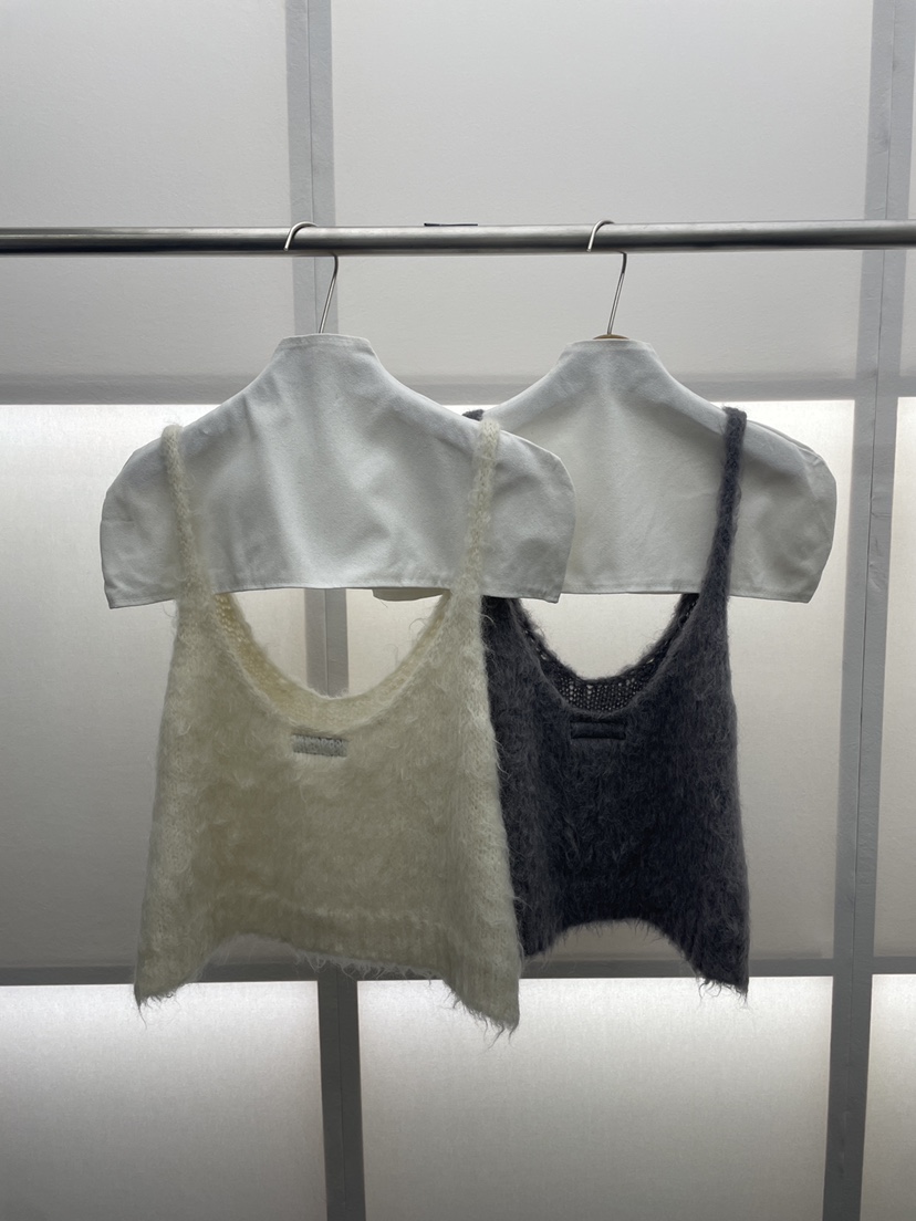 MILUI東大門㊣直郵女士新品25秋冬推薦職業真品休閑吊帶背心MILUI吊帶/背心
