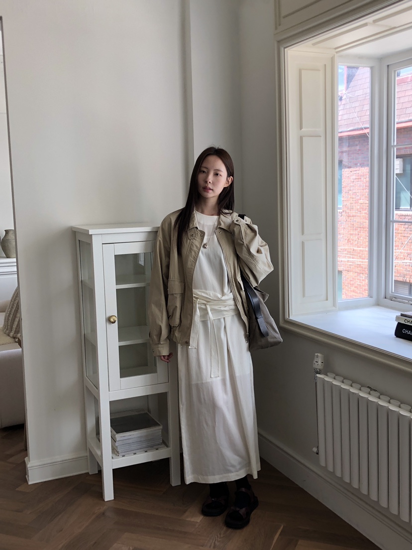 THE ABLE東大門㊣實拍女裝新款休閑熱賣真品職業連衣裙系帶THE ABLE/TA連衣裙