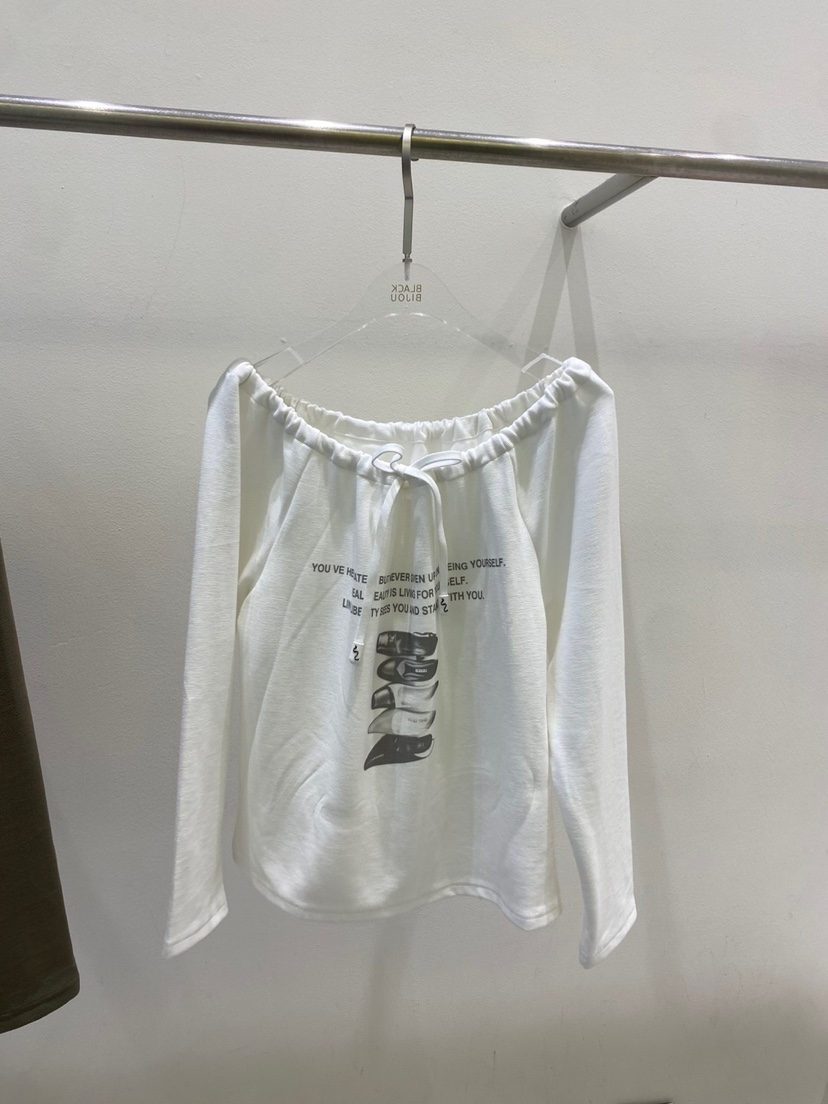 BLACK BIJOU東大門㊣實拍女裝新品人氣休閑真品25秋冬長袖T恤BLACK BIJOU長袖T恤圖色2