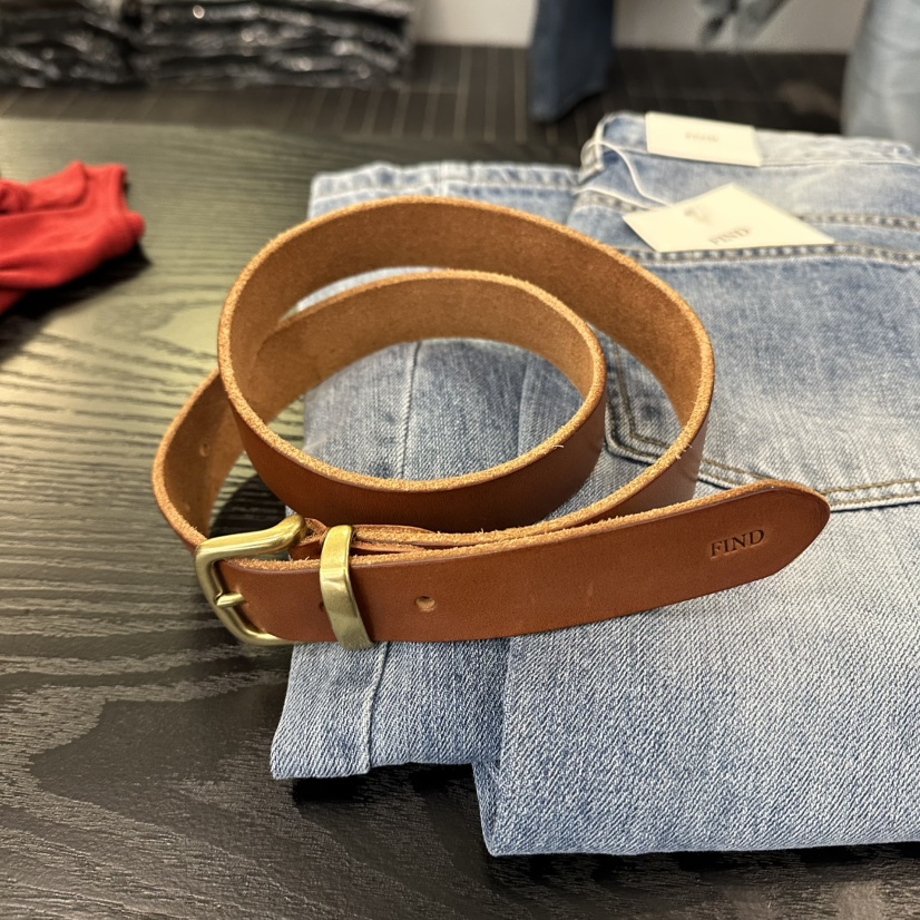 FIND-P東大門㊣代購女士新品25秋冬熱賣職業休閑時尚腰帶牛皮FIND-P腰帶圖色1