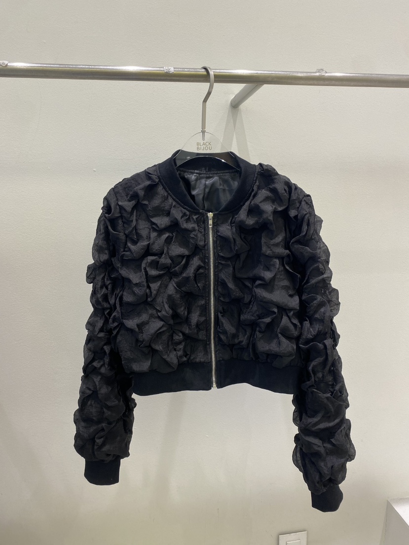 BLACK BIJOU東大門㊣直郵女士新款職業真品25秋冬熱賣夾克BLACK BIJOU夾克圖色2