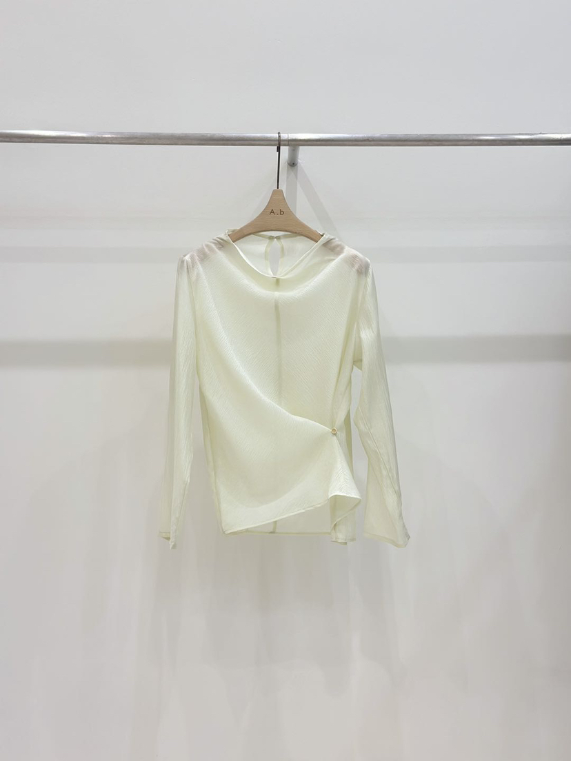 AUTUMN BEIGE-Q東大門㊣直郵女士新品職業熱賣襯衫蕾絲衫A.b/AUTUMN BEIGE襯衫/蕾絲衫圖色1