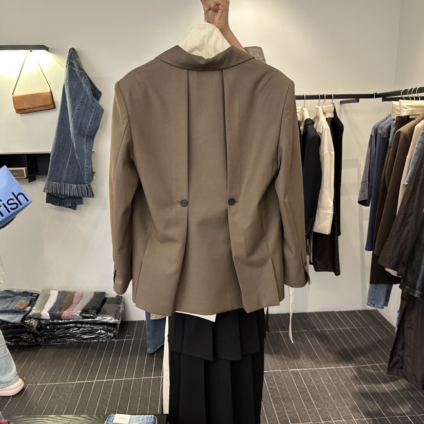 FIND-P韓國直郵㊣女士新品人氣25秋冬熱賣推薦休閑夾克羊毛FIND-P夾克