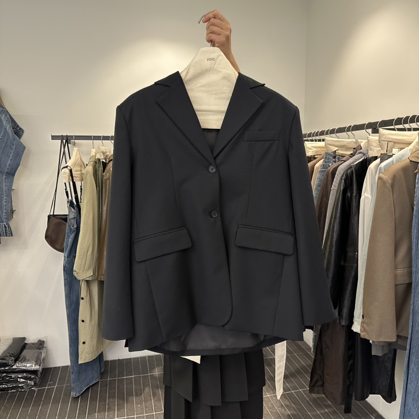 FIND-P韓國直郵㊣女士新品人氣25秋冬熱賣推薦休閑夾克羊毛FIND-P夾克圖色3