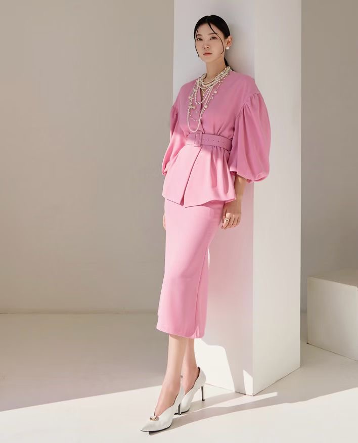 ALLURE東大門㊣代購女士新品25秋冬熱賣時尚真品休閑推薦套裝ALLURE套裝