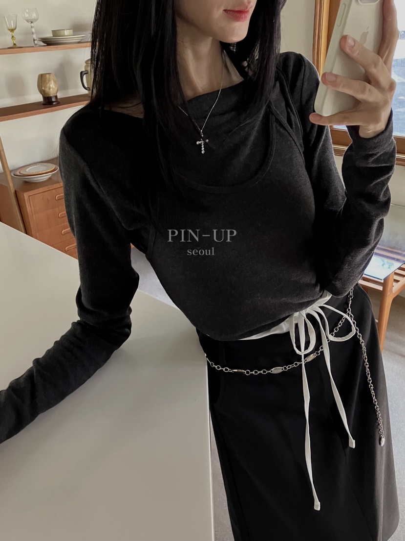 PIN-UP東大門㊣代購女士新款推薦時尚25秋冬熱賣真品休閑套裝PIN-UP套裝