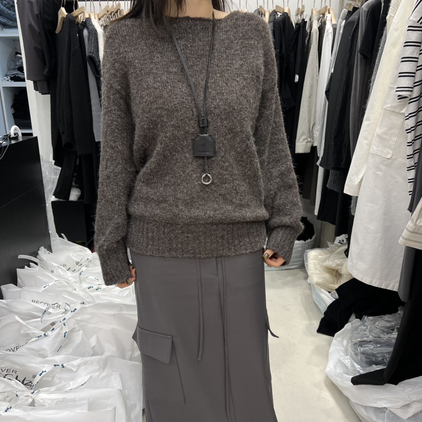 RECOVER韓國直郵㊣女裝新品25秋冬人氣休閑職業毛衣不含項鏈RECOVER/MOMENT毛衣圖色3