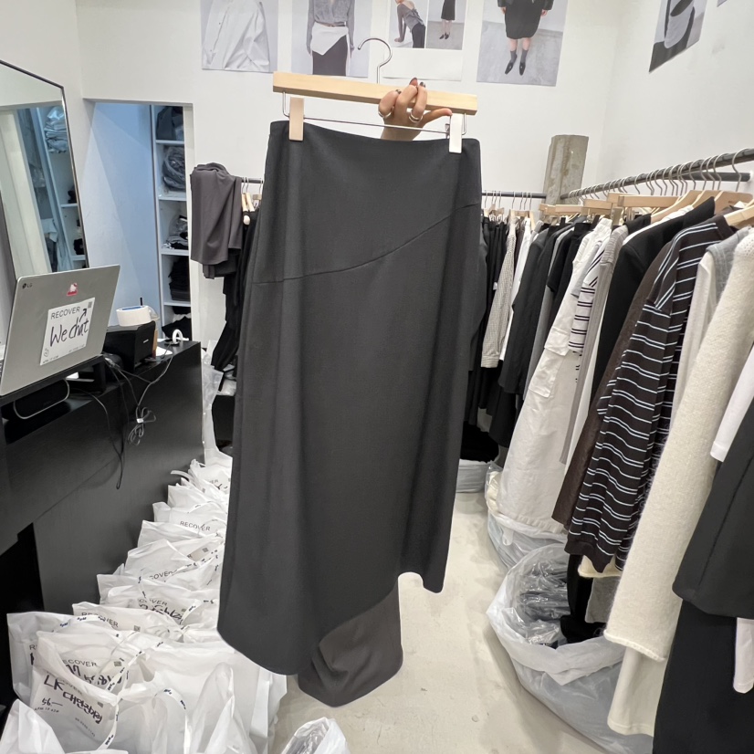 RECOVER東大門㊣實拍女士新品25秋冬推薦真品職業半身裙中短裙RECOVER/MOMENT半身裙/中短裙