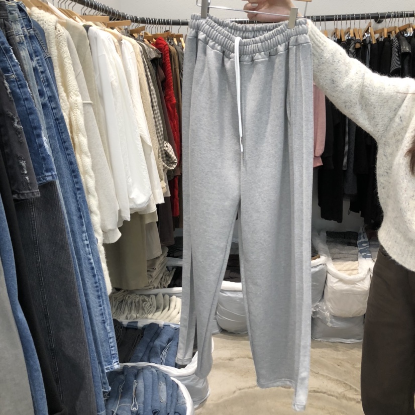 ALMOND PEPE韓國代購㊣女裝新品人氣時尚推薦25秋冬休閑褲ALMOND PEPE休閑褲圖色1