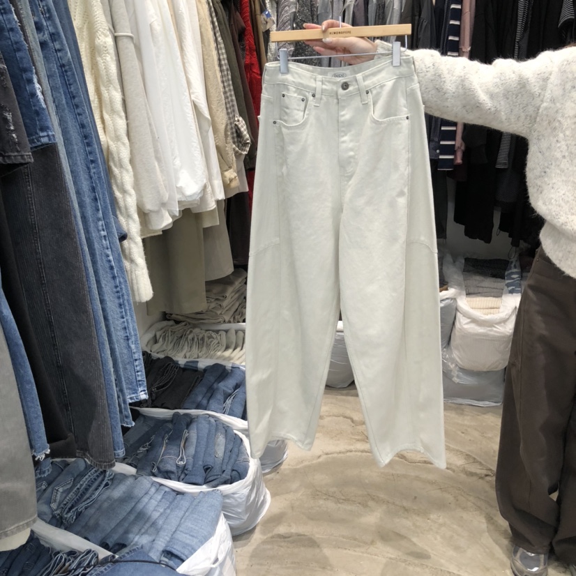 ALMOND PEPE韓國代購㊣女裝新品休閑人氣職業休閑褲不含腰帶ALMOND PEPE休閑褲圖色2