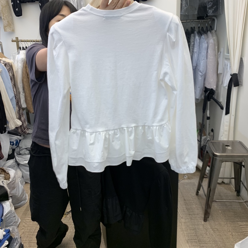 BEEN-A東大門㊣代購女裝新品25秋冬時尚人氣熱賣推薦長袖T恤BEEN-A長袖T恤