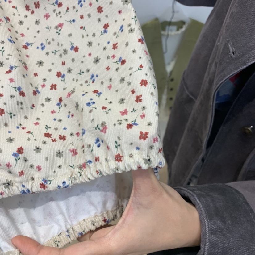 RUMIRU/AWEAR韓國直郵㊣女裝新款真品25秋冬休閑襯衫蕾絲衫awear/RUMIRU襯衫/蕾絲衫