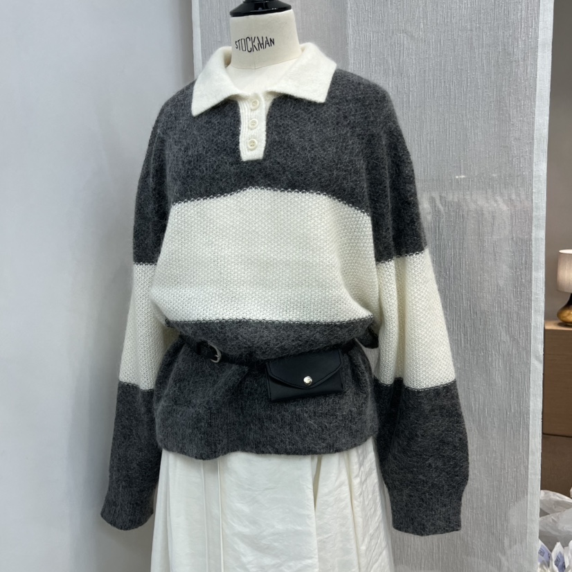 SIHO ARCHIVE韓國代購㊣女裝新款真品25秋冬針織衫不含腰帶SIHO ARCHIVE針織衫圖色2