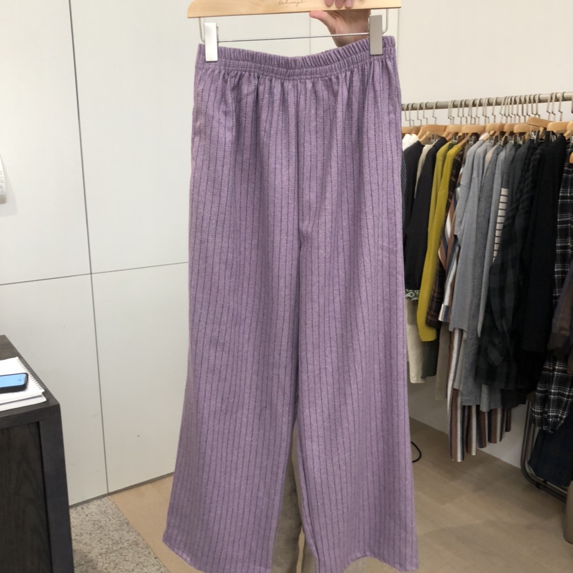 DOHWAJI東大門㊣直郵女裝新品職業熱賣人氣時尚休閑休閑褲羊毛DOHWAJI休閑褲圖色1